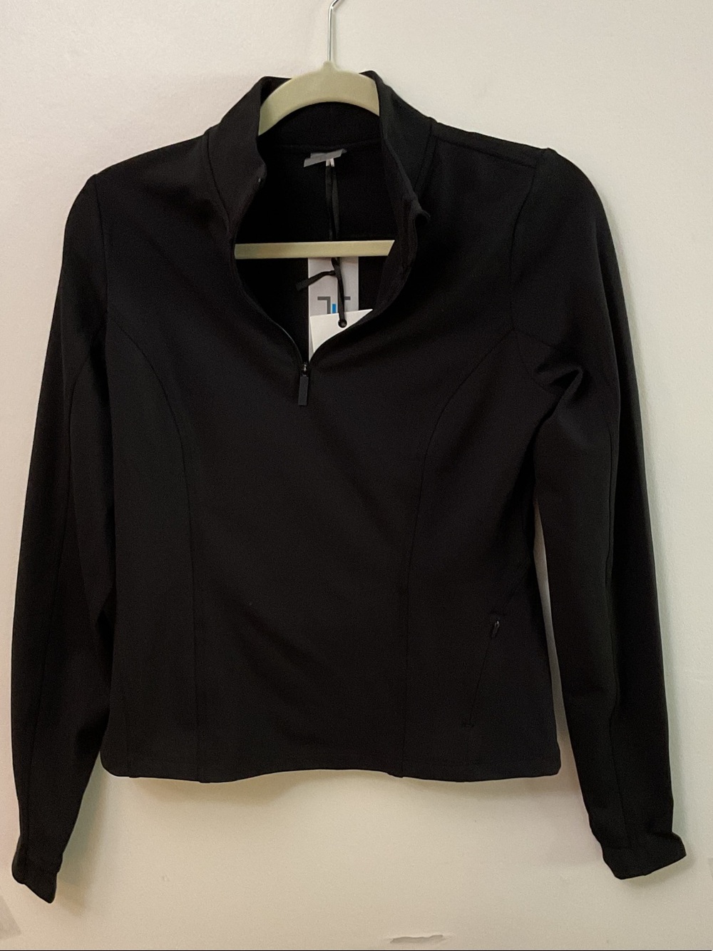 CALIA by Carrie Underwood Cold Dash 1/4 Zip Pullover, Black, M, NWT